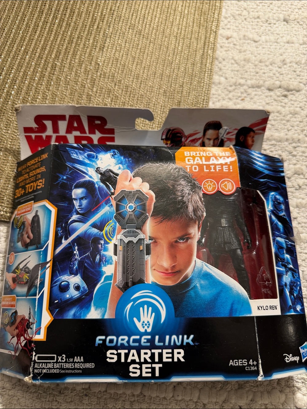 Star Wars Force Link Starter Set Kylo Ren Figure Hasbro 2017 Open Box Unused